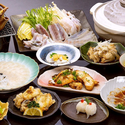 敦賀ふぐ豪華フルコース